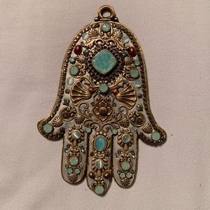 Beaded Wall Hamsa